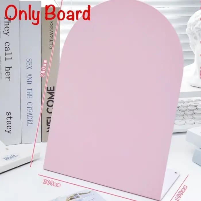 Tableau d'affichage de bureau en métal, plaques sur pied, ornement, panneau de messages de grande ca