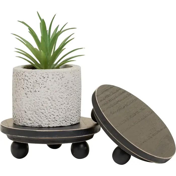 Mini rehausseurs déco défini pour affichage-rehausseurs en bois pour la décoration intérieure, décor