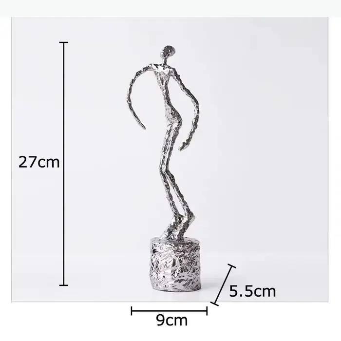 Statue de danseurs torsadés, œuvre d'art, ornements, décoration de bureau, sculpture créative de per