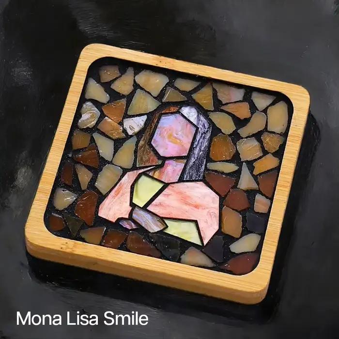 Kit de sous-verres DIY durable fait main, décoration créative pour la maison et le bureau, cadeau un
