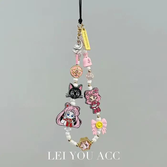 Accessoires Sailor Moon Sweet Cell, dessin animé mignon, exquis et à la mode, cadeau pour fille mign