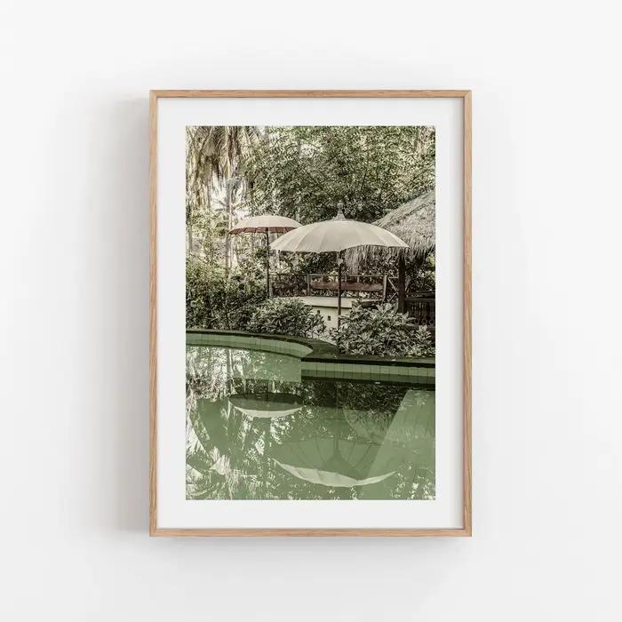 1 impression sur toile Bali - Paysage asiatique serein, décoration murale moderne pour la maison, le