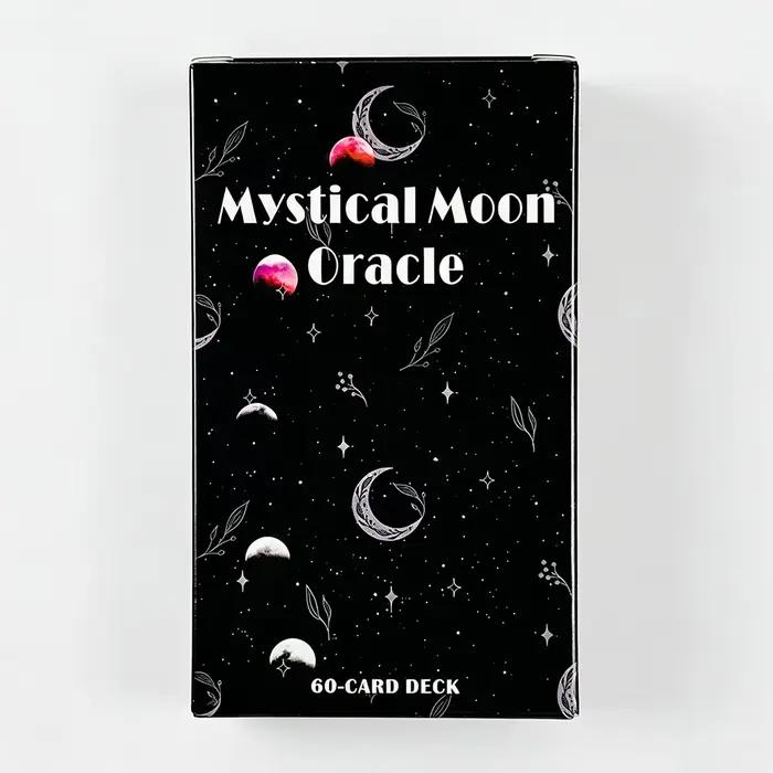 Jeu de cartes Oracle Mystical Moon, 60 cartes avec significations pour la divination des âmes sœurs,