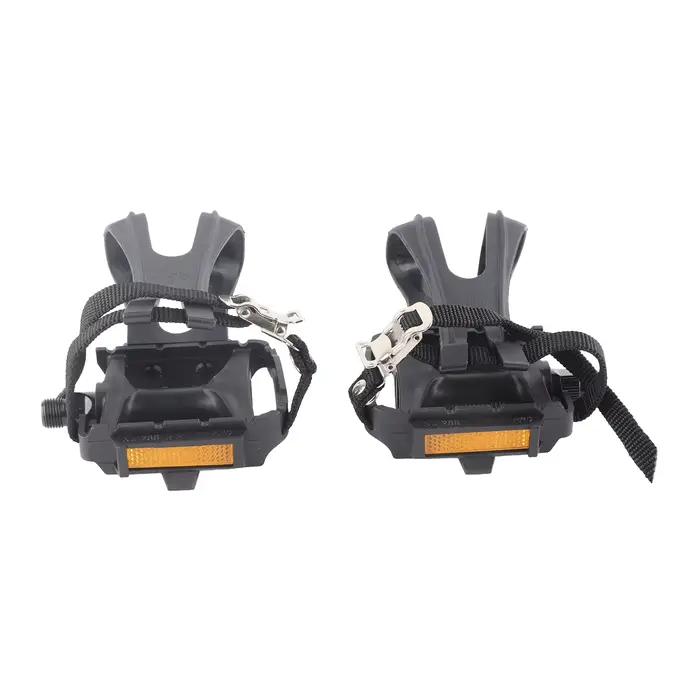 1 paire de pédales de cyclisme en Nylon, Clips d'orteils, sangles pour Fixie, accessoires de vélos d