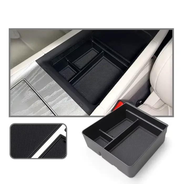 Boîte de rangement pour accoudoir intérieur, accessoires modifiés automatiques, style de voiture, co