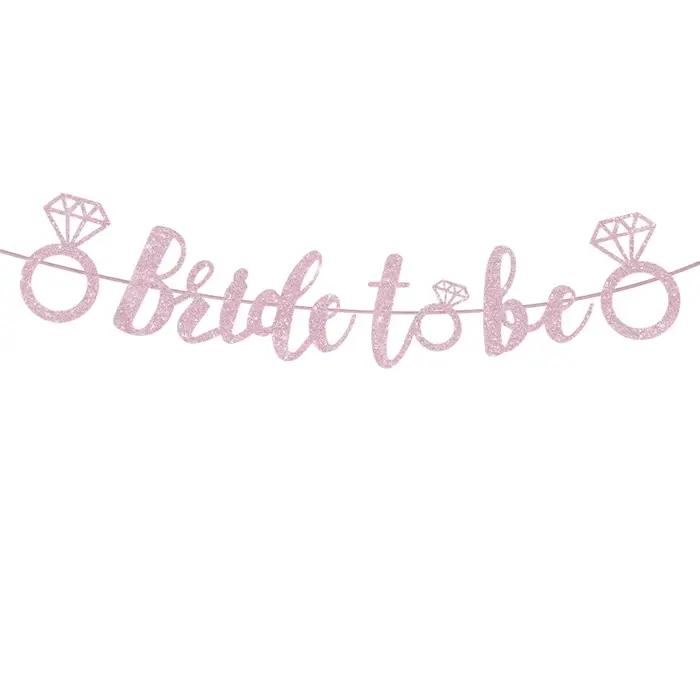 Bannière de future mariée, fournitures de décoration pour fête de mariage, décor de bannière pour fê