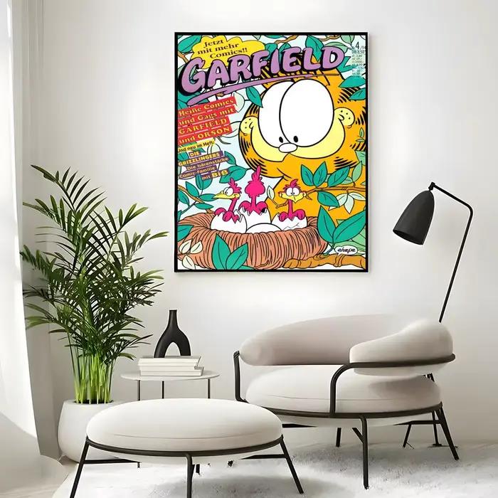 Affiches et impressions d'art mural classiques G-Garfield, idéales pour les salons, les chambres et 
