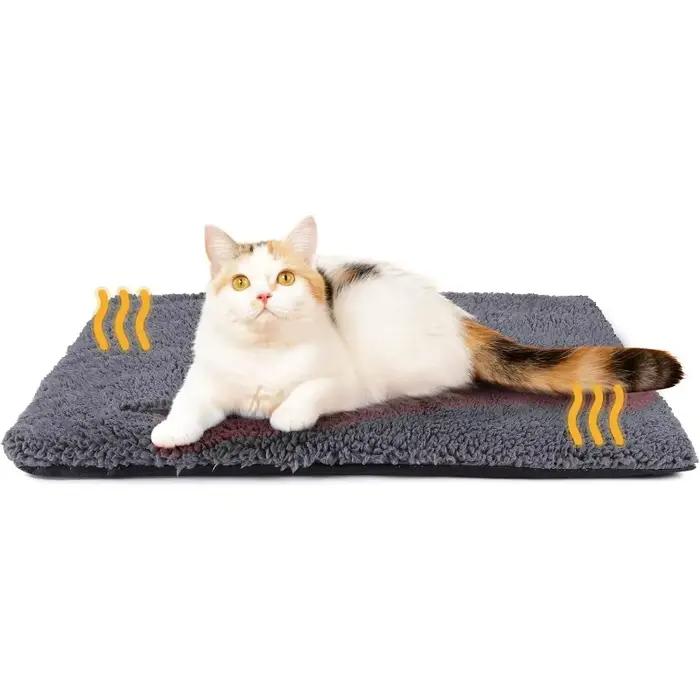 Couverture chauffante pour animaux de compagnie, 1 pièce, sans électricité, tapis de lit thermique, 