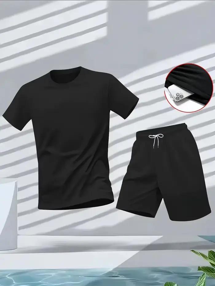 Ensemble de costume pour homme 2 pièces, ensemble décontracté et confortable pour homme, comprenant 