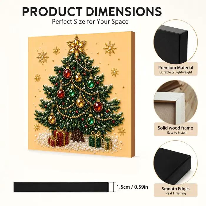Décoration de Noël DIY, Père Noël, Bonhomme de neige, peinture en perles 3D, kits d'art diamant pour
