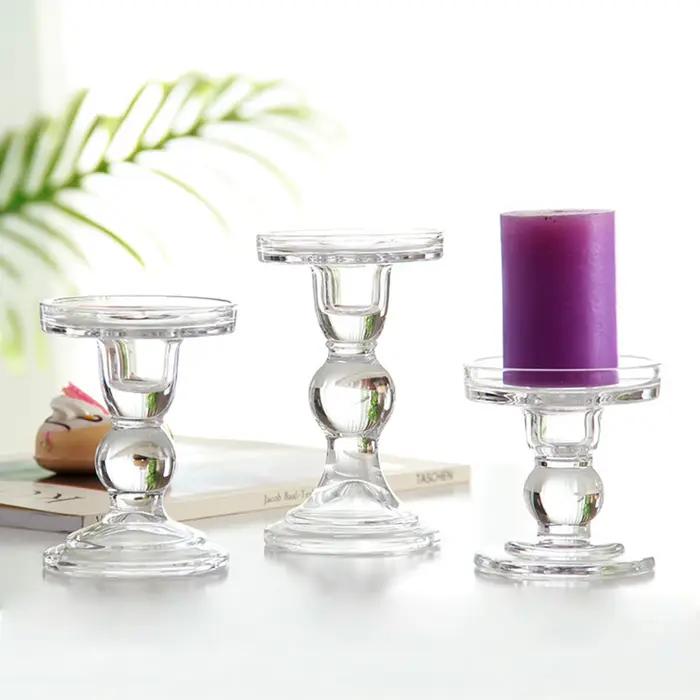 Bougeoirs élégants et classiques pour la maison, style européen ci-après, fête, fiançailles, mariage