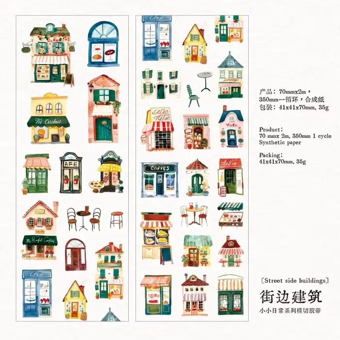 1 pièces/1lot rubans adhésifs décoratifs un peu de la vie quotidienne Scrapbooking papier pour brico