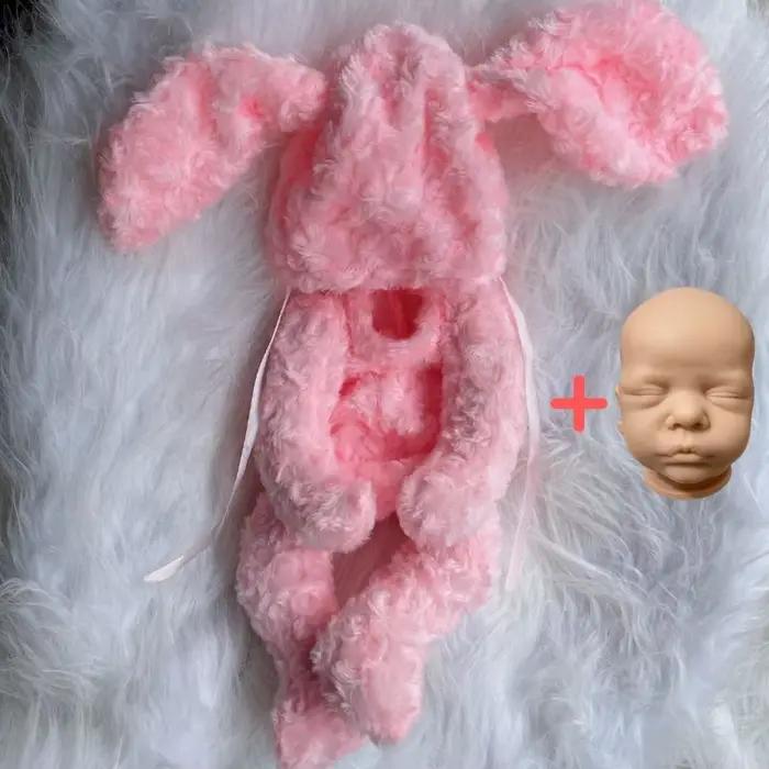 Poupée bébé Reborn Romy avec corps câlin de lapin non peint, poupée de pose pour nouveau-né, modèle 