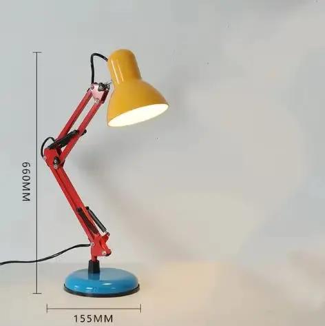 Lampadaire couleur pliable à bras Long, lampe verticale, personnalité moderne, étude, salon, chambre