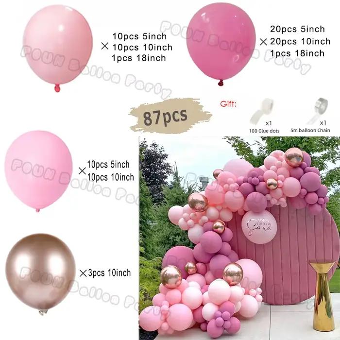 Guirlande de ballons pour révélation du sexe, Kit en arc pour garçon ou fille, ballon de réception-c