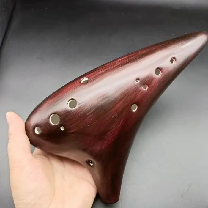 Ocarina-Instrument de musique professionnel Legend Orff, tons BC, basse 12 trous, offre d'accessoire