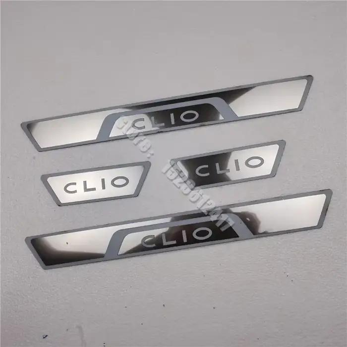 Accessoires de voiture pour Renault CLIO IV V CLIO 4 5 RS 2014 ~ 2024, plaque de seuil de porte en a