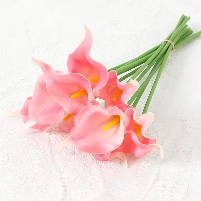 Bouquet de fleurs artificielles, 40cm, fausses fleurs, pour décoration de maison, de jardin, de mari