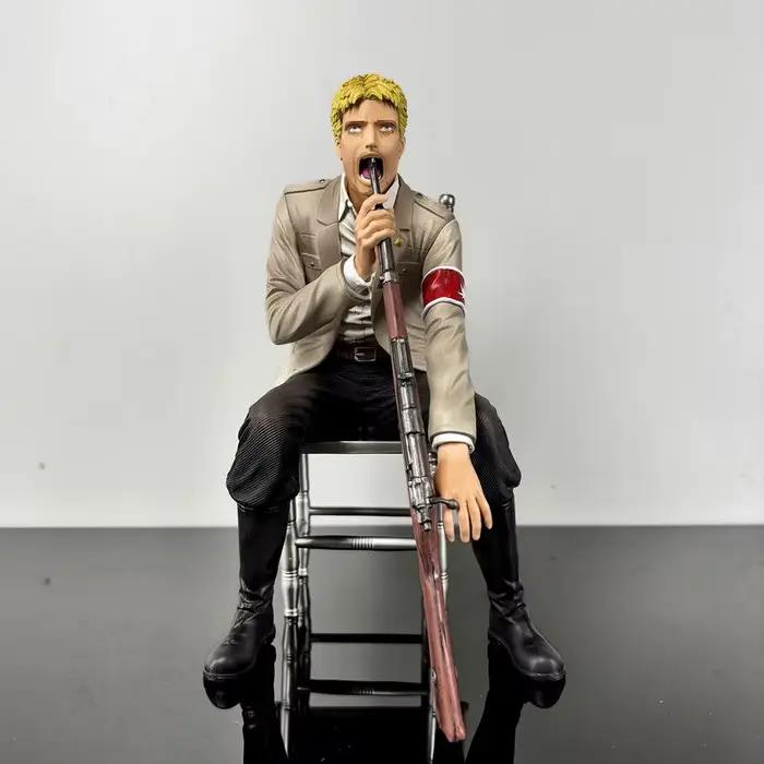 Figurines Reiner Braun 20cm en stock, Attack on Titan, figurine anime Reiner, statue en PVC pour déc