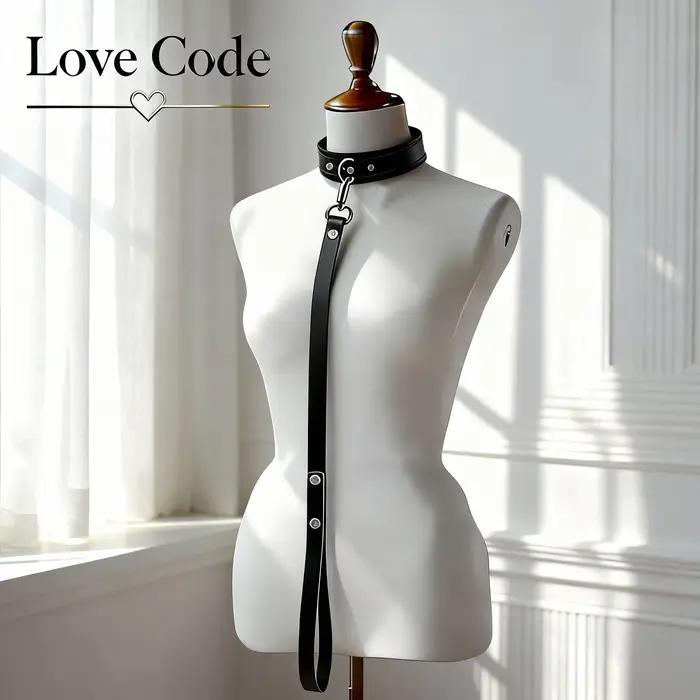 Accessoires exotiques de bondage BDSM, collier en cuir avec laisse, ceinture, collier ras du cou, ac