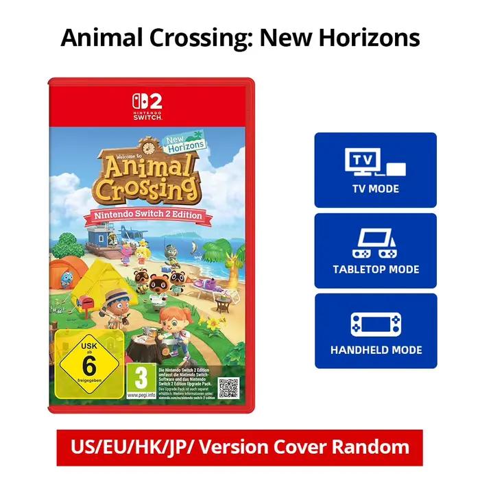 Jeu Nintendo Switch 2 - Animal Crossing ™   New Horizons - Cartouche physique de jeu pour Switch 2