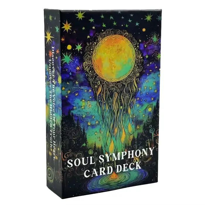 59 cartes Oracle Symphony Soul, 12x7 cm, découvrez la voix de votre cœur, jeux de cartes