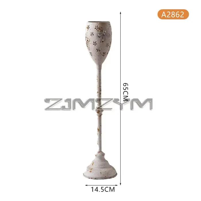 Lanterne décorative sur pied rétro, grande lanterne décorative pour la maison, lampe décorative de j