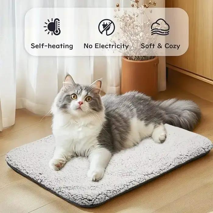 Coussin chauffant pour animaux de compagnie, couverture pour chiot, coussin chaud pour chats et chie