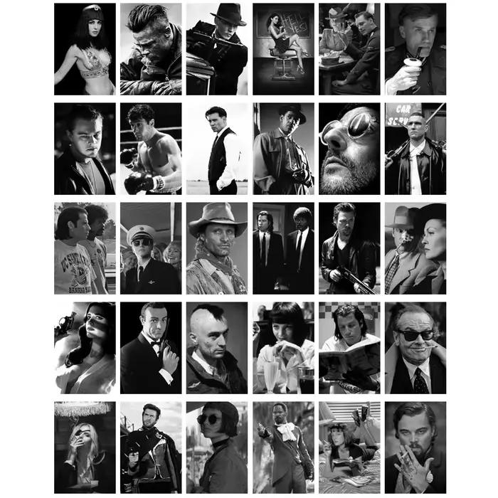 30 Affiches et Impressions de Films Classiques, Décoration Murale, Cartes Photo, Kit de Collage Mura
