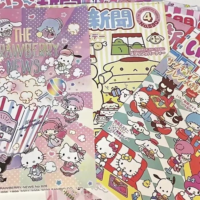 Affiches Kawaii Hello Kitty Kuromi, peinture sur papier, dessin animé japonais mignon, décoration de salon, décoration de chambre à coucher, décoration murale pour la maison