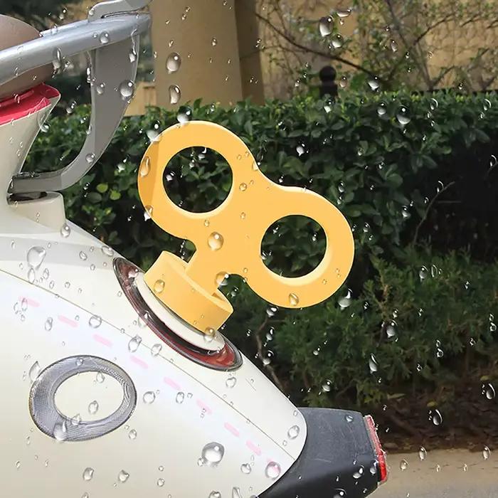 Décoration de voiture avec vue arrière