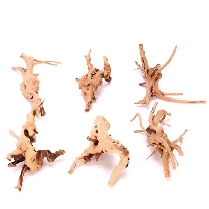 Décoration d'aquarium de coffre d'arbre naturel, 1 pièce, œuvre d'art en bois, ornements d'aménagement paysager, fournitures d'ornement d'aquarium