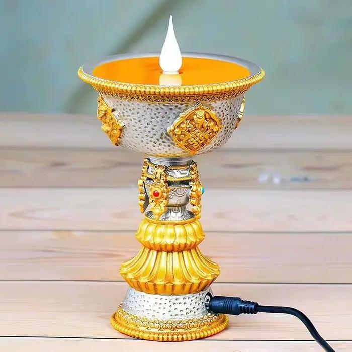 Lampe et chandelier en résine électrique thaïlandaise