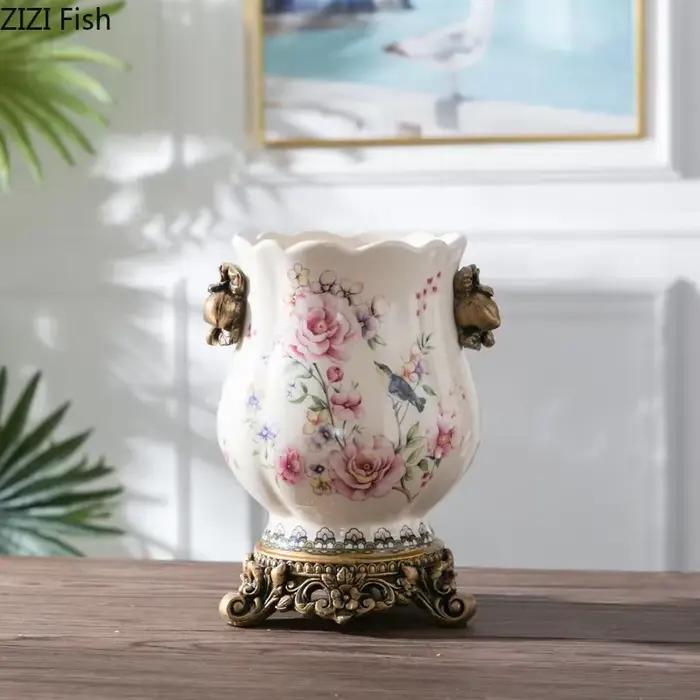 Vase en céramique chinois créatif pour la décoration de la maison
