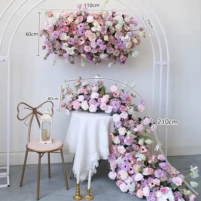 Plafond Suspendu Floral pour Arrière-Plan de Mariage