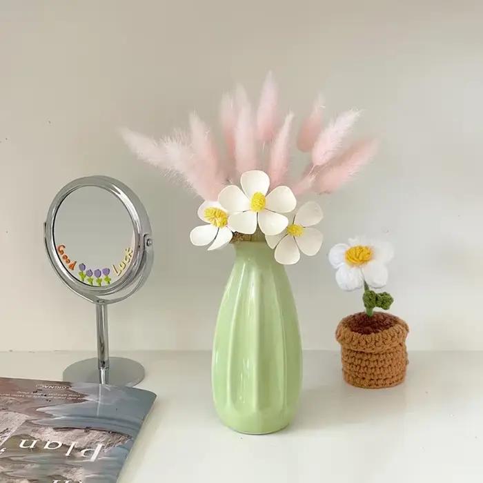 Vase en céramique nordique pour décoration de mariage