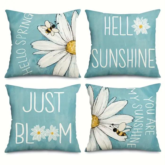 Housse de coussin en Polyester avec fermeture éclair