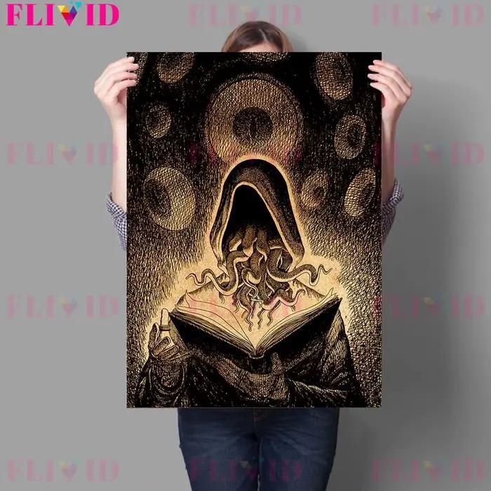 Toile d'art murale abstraite Vintage d'envahissement