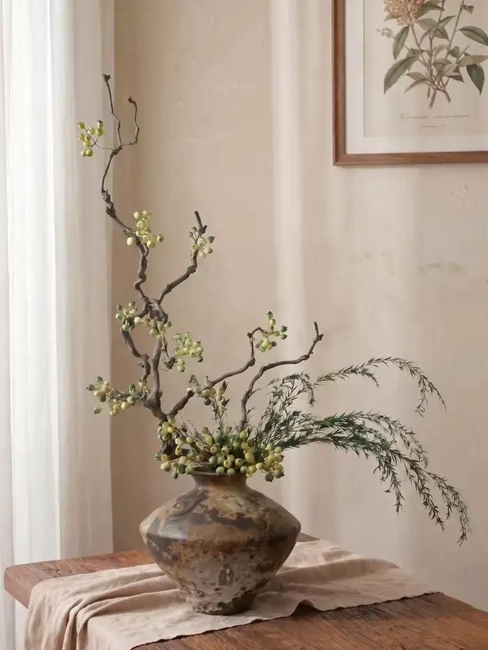 Vase décoratif haut de gamme Wabi Sandy Wind