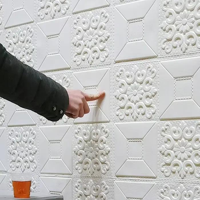Papier peint auto-adhésif 3D imperméable européen fête pour plafond de toit salon chambre à coucher occaions spéciales