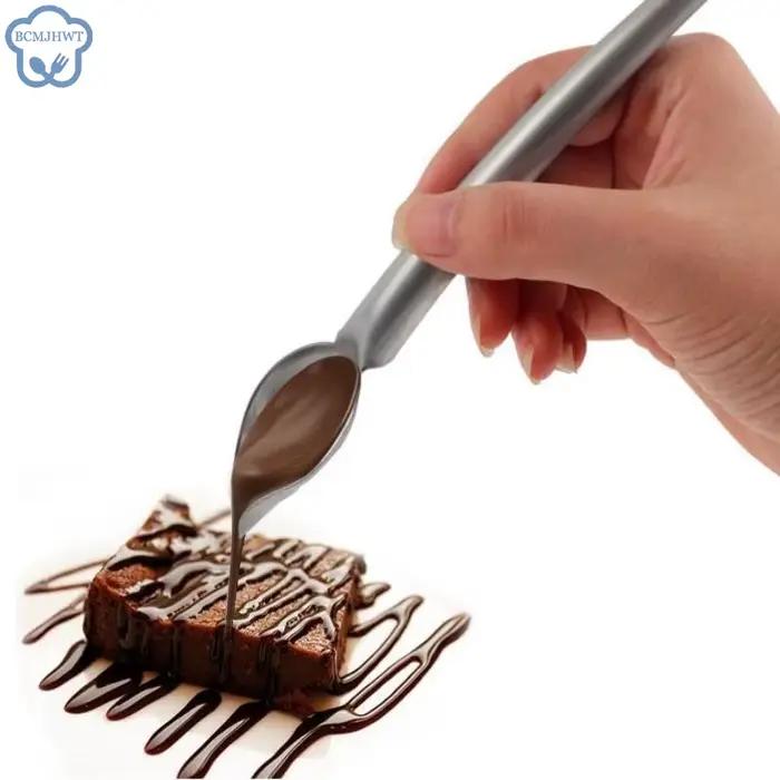 Cuillère à chocolat déco