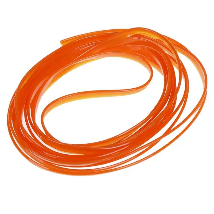 Kit de remplissage de moulure de style intérieur de voiture orange, bande de décoration de garniture, écart de ligne de 5m