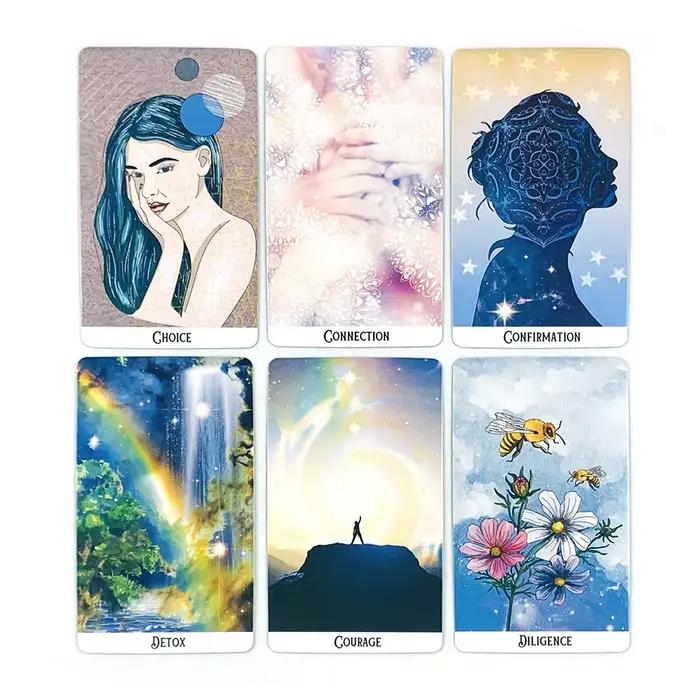 Mystic Soul Oracle Deck : 60 cartes dans ce jeu pour la réflexion sur soi et la guidance, parfait pour la guidance spirituelle et les collectionneurs.
