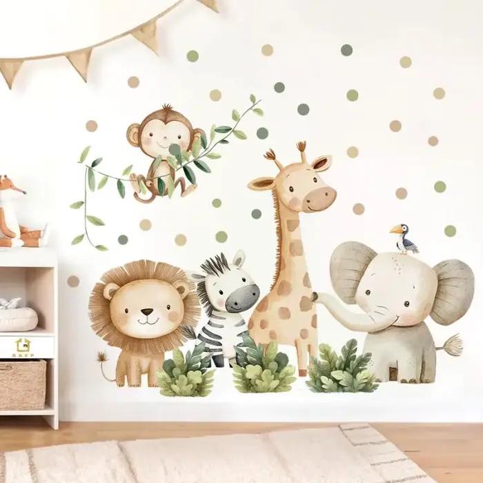 Autocollants muraux animaux de la forêt