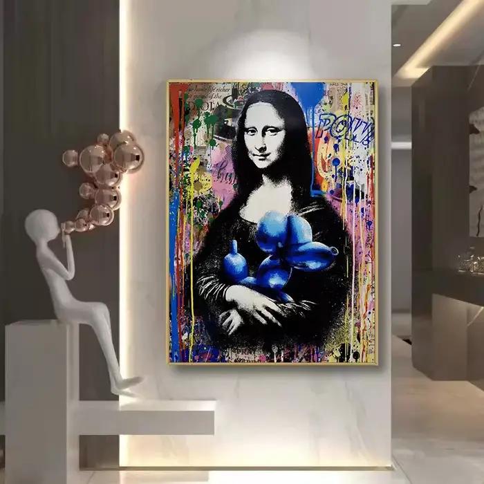 Graffiti Street Wall Art Pop Art affiches Banksy Portraits de personnes célèbres peintures à l'huile abstraites imprimées salon décor à la maison