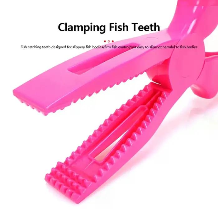 Pince de pêche ABS, 1 pièce, pince à poisson, outil de libération, extracteur de crochet, support du corps du poisson, ciseaux, pince de pêche