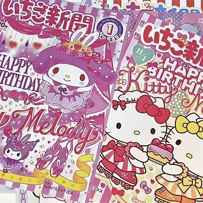 Affiches Kawaii Hello Kitty Kuromi, peinture sur papier, dessin animé japonais mignon, décoration de salon, décoration de chambre à coucher, décoration murale pour la maison