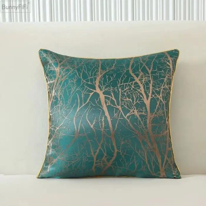 Housse de coussin de luxe en Jacquard