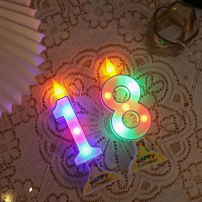 Bougie lumineuse numérique adaptée à la décoration de mariage, gâteau d'anniversaire, maison de vacances, décoration de bar