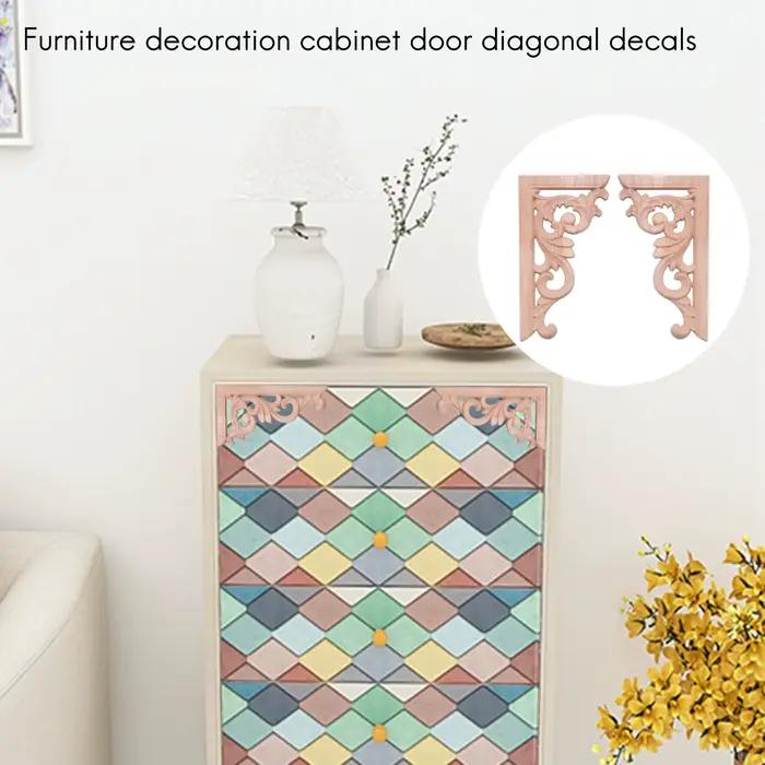 Décoration murale de meubles en bois vintage
